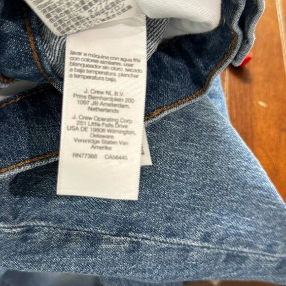 Madewell The Perfect Vintage Jean Earlside Wash Raw-Hem Mix Paper Blue SZ 25 NWT - Picture 10 of 12